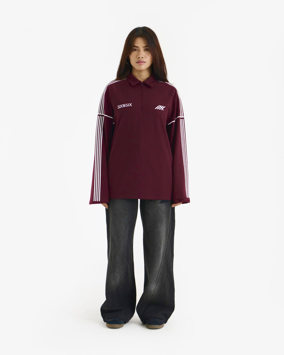 BASELINE TEE IN RED – SIX5SIX STREET