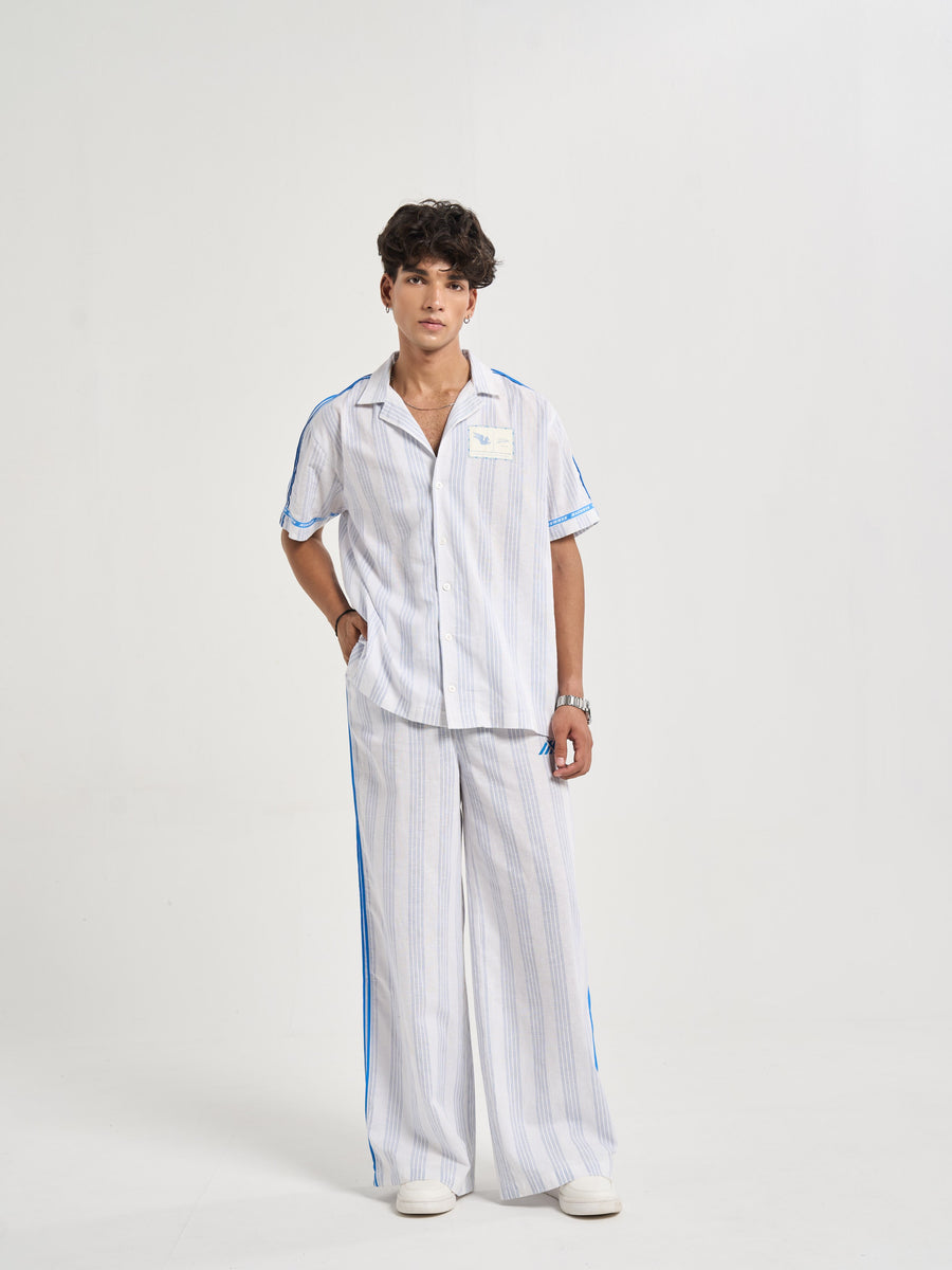 Amalfi Pinstripe Coord Shirt – SIX5SIX STREET