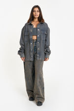 HYDROUS OVERSIZED JEANS