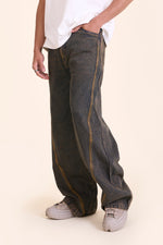 TRAIL OVERSIZED JEANS-UNISEX