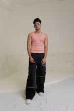 656 RIBBED TANK TOP (PINK)