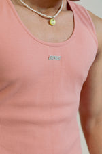 656 RIBBED TANK TOP (PINK)