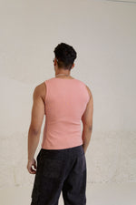 656 RIBBED TANK TOP (PINK)