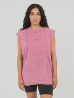 AFTERBURN MUSCLE TEE IN MAUVE