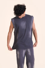 CENTRE DUST MUSCLE TEE-UNISEX
