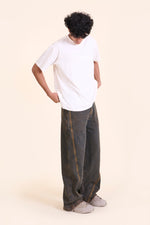 TRAIL OVERSIZED JEANS-UNISEX