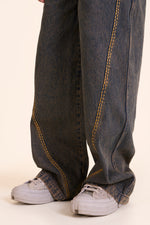 TRAIL OVERSIZED JEANS-UNISEX