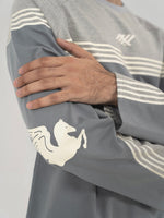 GLACIER TEE IN SLATE GREY