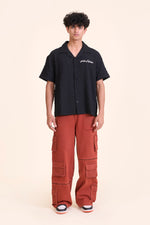 BRICK DENIM CARGOS-UNISEX
