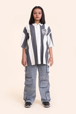 Aquamarine Denim Cargos-UNISEX