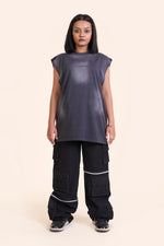 CENTRE DUST MUSCLE TEE-UNISEX
