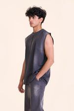 CENTRE DUST MUSCLE TEE-UNISEX