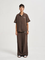 Espresso Chiffon Coord Shirt