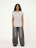 AFTERBURN MUSCLE TEE IN CONCRETE