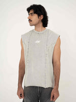 AFTERBURN MUSCLE TEE IN CONCRETE