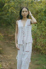 SAUNA CO-ORD BOW PANTS-UNISEX