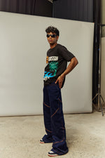 FIRST CLASS MID RISE JEANS