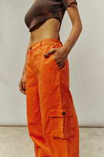 UTILITARIAN CARGO PANTS ORANGE