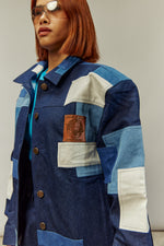 ON THE WAY PATCHWORK DENIM JACKET