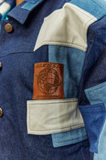 ON THE WAY PATCHWORK DENIM JACKET