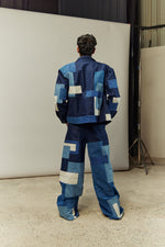 ON THE WAY PATCHWORK DENIM JACKET