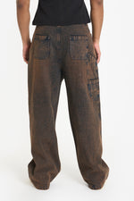 GRIME OVERSIZED JEANS-UNISEX