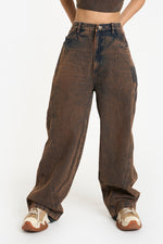 GRIME OVERSIZED JEANS-UNISEX
