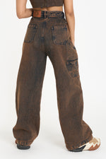 GRIME OVERSIZED JEANS-UNISEX