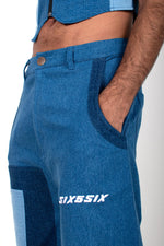 PATCHWORK DENIM JEANS