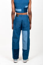 PATCHWORK DENIM JEANS