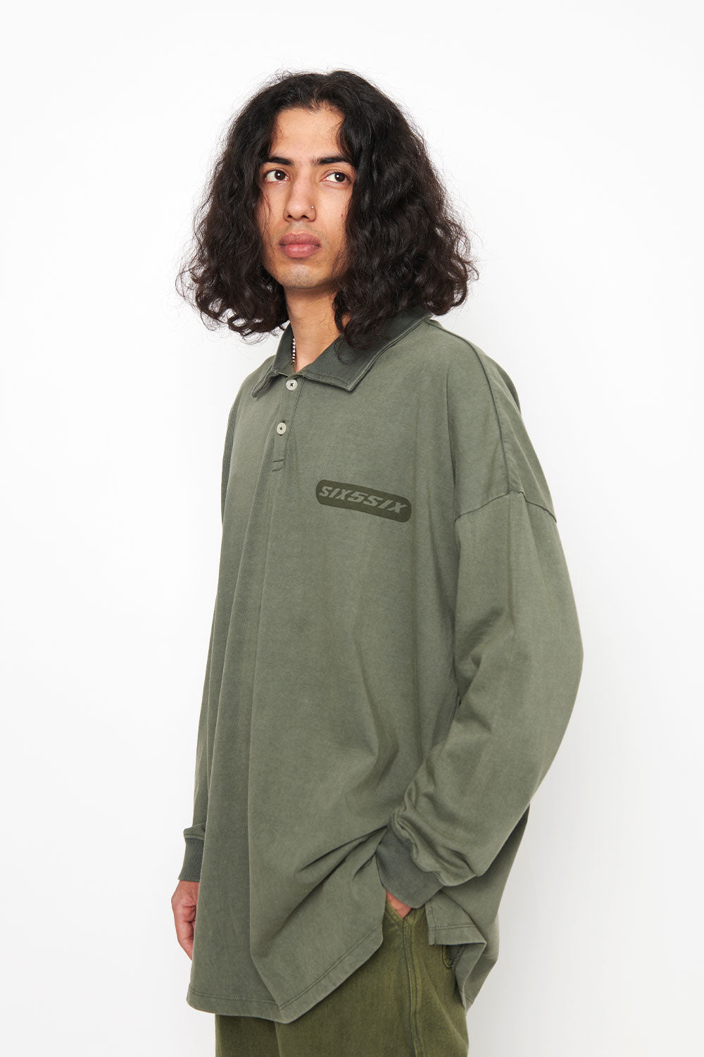 SEDIMENT JERSEY POLO OLIVE