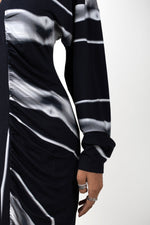 SMOKE MIDI DRESS