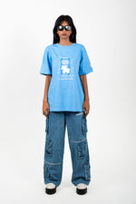 PETROL DENIM CARGOS-UNISEX